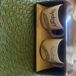 New in box Starbucks set of 2 Demitasse Australia